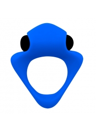 Синее эрекционное кольцо Wooomy Tribeс с вибрацией - Adrien Lastic - в Жуковском купить с доставкой