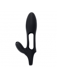 Черная насадка на пенис с вибрацией Nautilus - Zero Tolerance - в Жуковском купить с доставкой