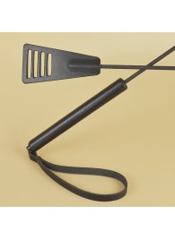 Черный кожаный стек «Сириус» - 60 см. - Sitabella - купить с доставкой в Жуковском