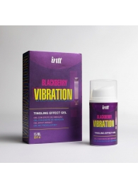 Стимулирующий гель с эффектом вибрации Blackberry Vibration - 15 мл. - INTT - купить с доставкой в Жуковском
