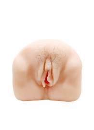 Телесный мастурбатор-вагина с оволосением и вибрацией - Baile - в Жуковском купить с доставкой