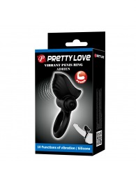 Черное эрекционное кольцо с вибрацией Adrien - Baile - в Жуковском купить с доставкой