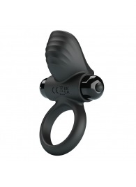 Черное эрекционное кольцо с вибрацией Adrien - Baile - в Жуковском купить с доставкой