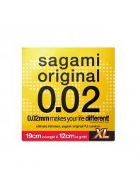 Презерватив увеличенного размера Sagami Original 0.02 XL-size - 1 шт. - Sagami - купить с доставкой в Жуковском
