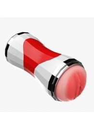 Двусторонний мастурбатор в колбе Power Grip Cup - вагина и ротик - Boys of Toys - в Жуковском купить с доставкой