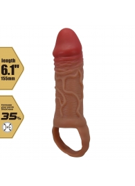 Реалистичная насадка на член Peirre - 15,5 см. - Baile - в Жуковском купить с доставкой