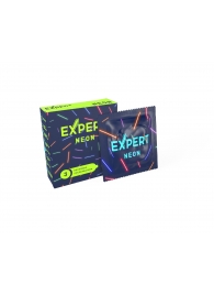 Светящиеся в темноте презервативы Expert Neon - 3 шт. - Expert - купить с доставкой в Жуковском