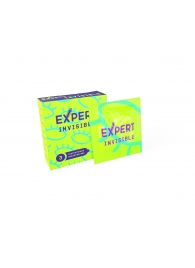 Ультратонкие презервативы Expert Invisible - 3 шт. - Expert - купить с доставкой в Жуковском