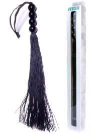 Черная силиконовая плеть - 37 см. - Boys of Toys - купить с доставкой в Жуковском