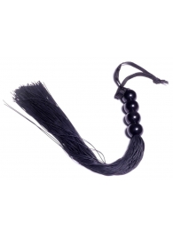 Черная силиконовая плеть - 37 см. - Boys of Toys - купить с доставкой в Жуковском