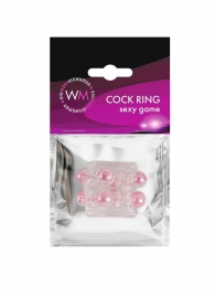 Прозрачная насадка на пенис с цветными шариками - Erowoman-Eroman - в Жуковском купить с доставкой