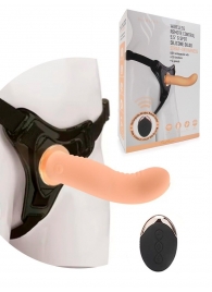 Женский вибрострапон со съемной насадкой и пультом ДУ - Erokay - купить с доставкой в Жуковском