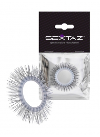 Круглое эрекционное кольцо с «ресничками» - Sextaz - в Жуковском купить с доставкой