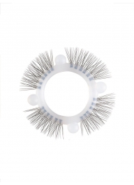 Эластичное кольцо с «ресничками» и 4 шариками - Sextaz - в Жуковском купить с доставкой