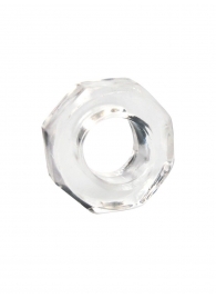Прозрачное эрекционное кольцо в форме гайки - Sex Expert - в Жуковском купить с доставкой