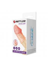 Телесная насадка на пенис Booker - 8 см. - Baile - в Жуковском купить с доставкой