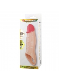 Телесная удлиняющая насадка на пенис Darnel - Baile - в Жуковском купить с доставкой