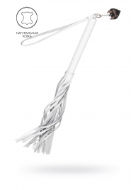 Белая кожаная плеть - 50 см. - Pecado - купить с доставкой в Жуковском