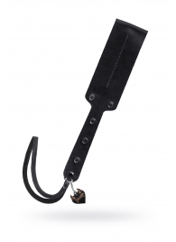 Черный кожаный пэддл - 32 см. - Pecado - купить с доставкой в Жуковском