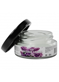 Массажная свеча «Сирень» - 50 мл. - SGAN - купить с доставкой в Жуковском