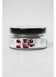 Массажная свеча «Спелая вишня» - 50 мл. - SGAN - купить с доставкой в Жуковском