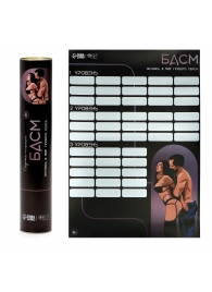 Плакат для двоих со скретч-слоем «БДСМ» - Сима-Ленд - купить с доставкой в Жуковском