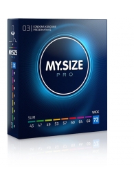 Презервативы MY.SIZE размер 72 - 3 шт. - My.Size - купить с доставкой в Жуковском