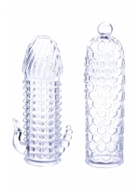 Набор из 2 прозрачных насадок на член Seductive Tickler Sleeves Set - NMC - в Жуковском купить с доставкой