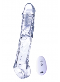 Прозрачная насадка-удлинитель Length Enhancer With Bullet с подхватом - 22,3 см. - NMC - в Жуковском купить с доставкой