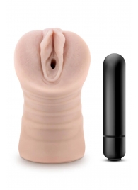 Телесный мастурбатор-вагина Ayumi с вибрацией - Blush Novelties - в Жуковском купить с доставкой