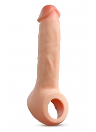 Телесная насадка-удлинитель Thrive 8.75 Inch Realistic Penis Extender Sleeve - 22,2 см. - Blush Novelties - в Жуковском купить с доставкой
