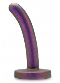 Фиолетовая насадка с гладкой поверхностью Surrender 4.75 Inch Beginner Pegging Dildo - 12 см. - Blush Novelties - купить с доставкой в Жуковском