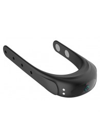 Черное эрекционное виброкольцо на ремешках - Boys of Toys - в Жуковском купить с доставкой