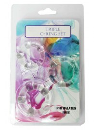 Набор из 3 эрекционных прозрачных колец - Boys of Toys - в Жуковском купить с доставкой