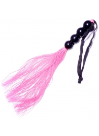 Розовая силиконовая плеть - 35,5 см. - Boys of Toys - купить с доставкой в Жуковском