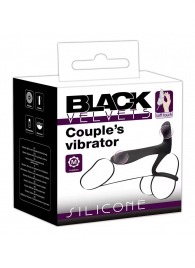 Черная насадка на член с вибрацией Couple’s Vibrator - Orion - в Жуковском купить с доставкой