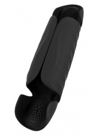 Черный вибромастурбатор с трехточечной стимуляцией Penis Trainer with 3 Point Stimulation - Orion - в Жуковском купить с доставкой