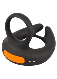 Черный вибростимулятор мошонки RC Scrotum Stimulator with Vibration - Orion - в Жуковском купить с доставкой