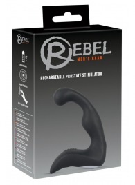 Черный перезаряжаемый стимулятор простаты с вибрацией - 14,6 см. - Orion - в Жуковском купить с доставкой