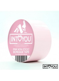 Розовый скотч для фиксации Non-Sticky Bondage Tape - 15 м. - Intoyou - купить с доставкой в Жуковском