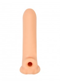 Телесный фаллоудлинитель Titan - 16,5 см. - Lola Games - в Жуковском купить с доставкой