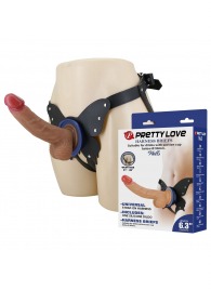 Поясной страпон Wells: трусики в форме бабочки и фаллоимитатор-насадка - Baile - купить с доставкой в Жуковском