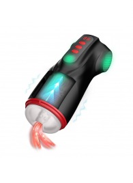 Интерактивный мастурбатор Raven с вакуумом, вибрацией и подсветкой - Shots Media BV - в Жуковском купить с доставкой