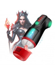 Интерактивный мастурбатор Raven с вакуумом, вибрацией и подсветкой - Shots Media BV - в Жуковском купить с доставкой