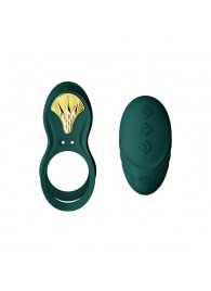 Зеленое эрекционное виброкольцо Bayek с пультом ДУ - Zalo - в Жуковском купить с доставкой