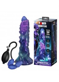 Фиолетовый яйцеродящий фаллоимитатор Duskwalker Sentinal на присоске - 22,4 см. - Baile - купить с доставкой в Жуковском