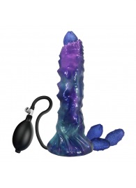 Фиолетовый яйцеродящий фаллоимитатор Duskwalker Sentinal на присоске - 22,4 см. - Baile - купить с доставкой в Жуковском