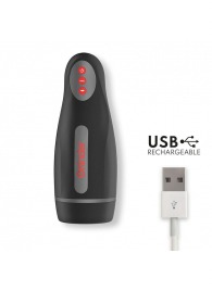 Черный автоматический мастурбатор с управлением через приложение - Oninder - в Жуковском купить с доставкой