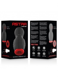 Черно-красный мастурбатор с вибрацией и всасыванием - JAMYJOB - в Жуковском купить с доставкой