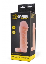 Фаллическая удлиняющая насадка с кольцом для фиксации - 16 см. - ToyFa - в Жуковском купить с доставкой